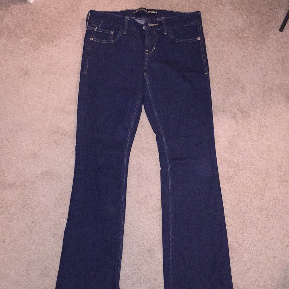 Express jeans barely boot Stella low rise 2S